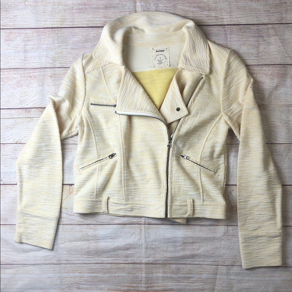 Allihop‎ Academia Preppy Butter Yellow Jacket for Women 🧡